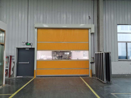 Auto de alta velocidad de vinilo de las puertas de rodillo de protección de seguridad fotoeléctrica 0,8 - 1,2 m/s