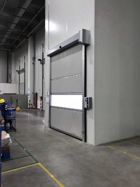 comprar Tejido de PVC Puertas de garaje de rodillo automático Puertas con persiana de rodillo 0,8 - 1,2 m/s velocidad online manufacture