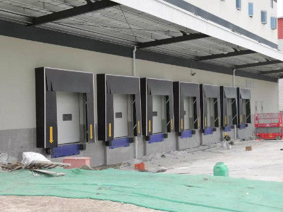 comprar Tejido de PVC negro industrial retráctil refugio de muelle frente resistente a los arañazos online manufacture