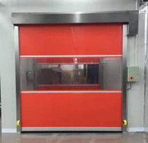 comprar Sistema de seguridad de infrarrojos Puerta rápida industrial Puertas de rodillo de PVC de alta velocidad online manufacture