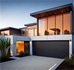 comprar Seguridad Puerta de garaje de metal para el hogar, puerta de garaje de villa online manufacture