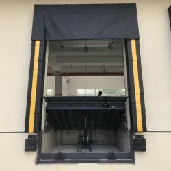 comprar Puertas Seccionales Industriales Correderas que Utilizan Acero Galvanizado y Panel de Protección Antiapretamiento Diseñado para Soluciones de Acceso Industrial online manufacture