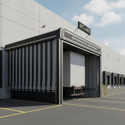 comprar Refugio comercial para muelles de carga de 20 a 60 grados Celsius, que protege los muelles de carga del clima y mejora la eficiencia energética online manufacture
