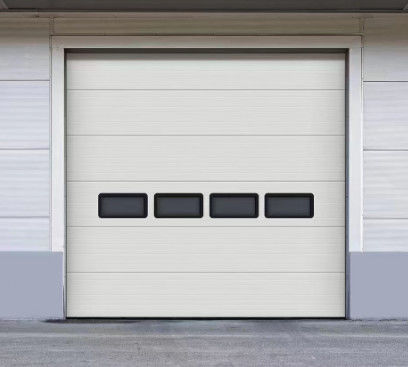 Puertas seccionales aisladas automáticas y sandwich Puerta de fábrica industrial personalizada