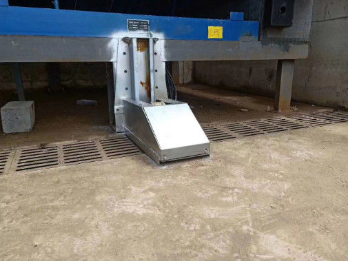 Limitador de carga manual de camión para conectar el camión a la plataforma