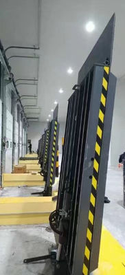 Nivelador de muelle vertical de carga hidráulica para plataformas de almacenamiento en frío