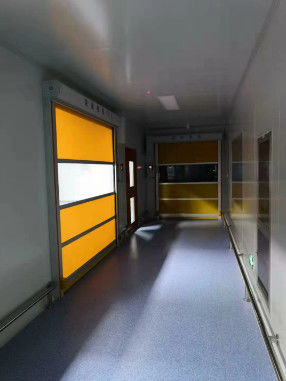 PVC Automático Industrial Puerta Rápida Equipo médico Taller limpio Puertas de rodadura rápida