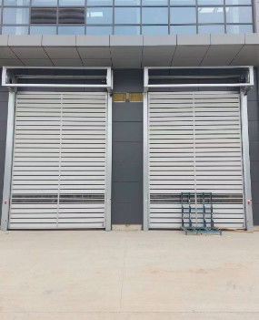 Resistencia al viento Espiral industrial Puerta dura rápida de alta frecuencia de apertura y cierre