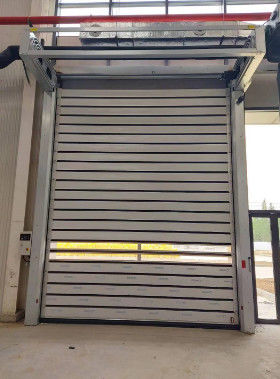 Resistencia al viento Espiral industrial Puerta dura rápida de alta frecuencia de apertura y cierre