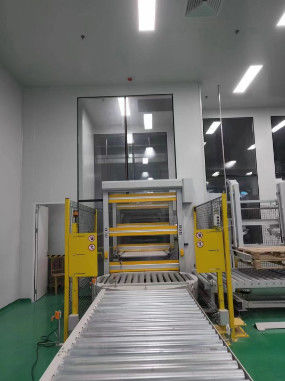 Línea de montaje Puerta rápida industrial de alta velocidad con ventana transparente de cortina de PVC
