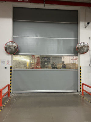 Almacén Industrial Puerta rápida con inducción geomagnética Conmutador automático