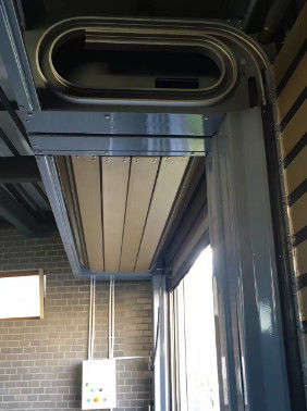 Método de elevación de tipo de puerta espiral de alta velocidad industrial / aspiración elíptica