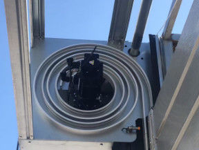 Método de elevación de tipo de puerta espiral de alta velocidad industrial / aspiración elíptica