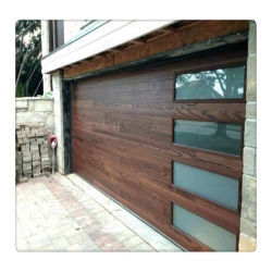 Puertas seccionales industriales aisladas exteriores / interiores de aluminio doble templado de acero nuevo / seguridad / metal / patio /