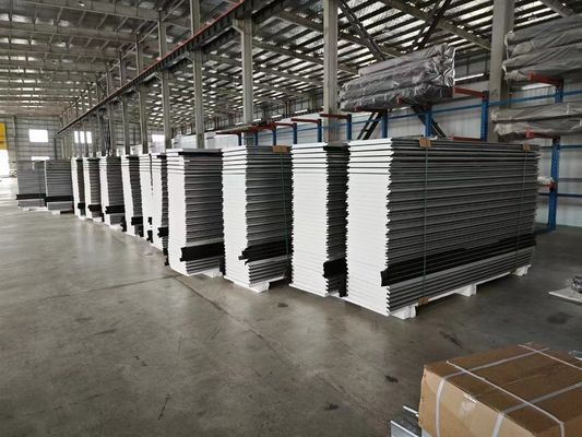 Gran industrial a prueba de viento Automático de seguridad persiana rodante puerta almacén fábrica gran garaje