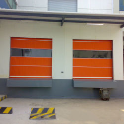 Puerta de aluminio de aleación de PVC de alta velocidad