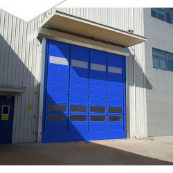 Puertas industriales de alta velocidad de PVC de uso pesado personalizables para operaciones logísticas