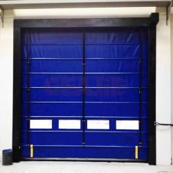 Puertas industriales de alta velocidad de PVC de uso pesado personalizables para operaciones logísticas
