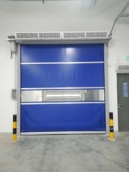 Mejora de la productividad Puerta de alta velocidad de PVC 2 M/s Velocidad de apertura 1000-1500 Abiertos de alta frecuencia