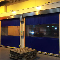 Puertas rápidas de PVC resistentes a la escarcha y resistentes a la helada