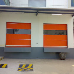 Reducción de ruido Puerta rápida de PVC con motor de conversión de frecuencia dedicado Estilo abierto automático Reducción de ruido de hasta 30 dB