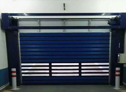 Puerta rodante de alta velocidad de aleación de aluminio dura 1.2M/S - 2.0M/S Velocidad de apertura