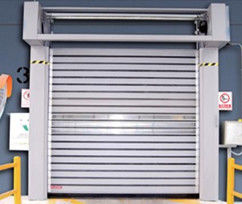 Puerta espiral de alta velocidad de aleación de aluminio Puerta de persiana de rodillo duro y rápido ISO 9001