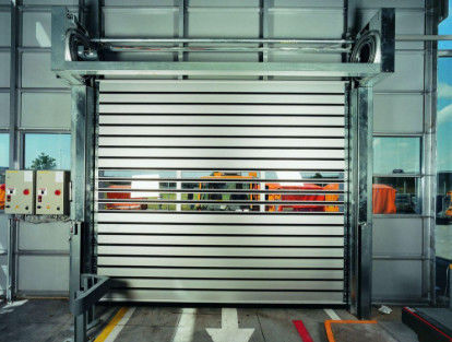 1250 mm - 7000 mm Ancho de alta velocidad panel de la puerta espiral espesor 40 mm