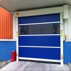 Puerta de persiana rodante automática de tela de alta velocidad Puerta de persiana rodante de alta velocidad PVC Puerta de persiana rodante de alta velocidad